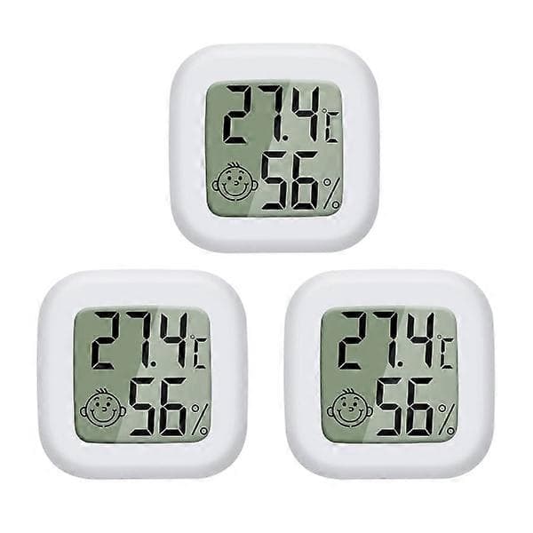 Mini LCD Termometer Hygrometer Digital Temperatur Luftfuktighet Innendørs