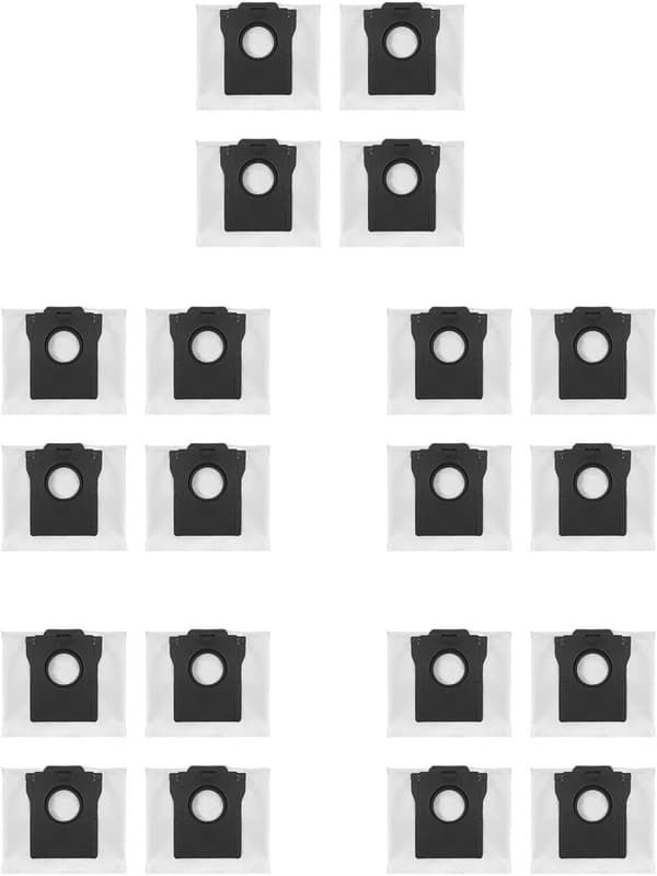 Pölypussit DREAME D20 Plus -robottipölynimurin lisävarusteisiin 20pcs