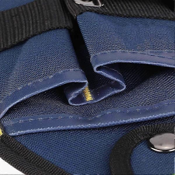 Multifunctional Oxford Cloth Tool Bag and Electrician Belt - 2-Layer Design with 3 Pockets for Easy Access and Organization