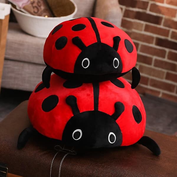 Cute Beetle Sevenstar Ladybug Simulation Plush Toy Doll Pillow Doll Children's Birthday Gift
