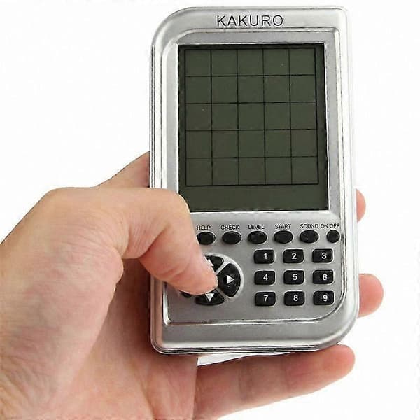 5x5 elektroninen Kakuro-pulmapeli suurella LCD-näytöllä aivoharjoitteluun
