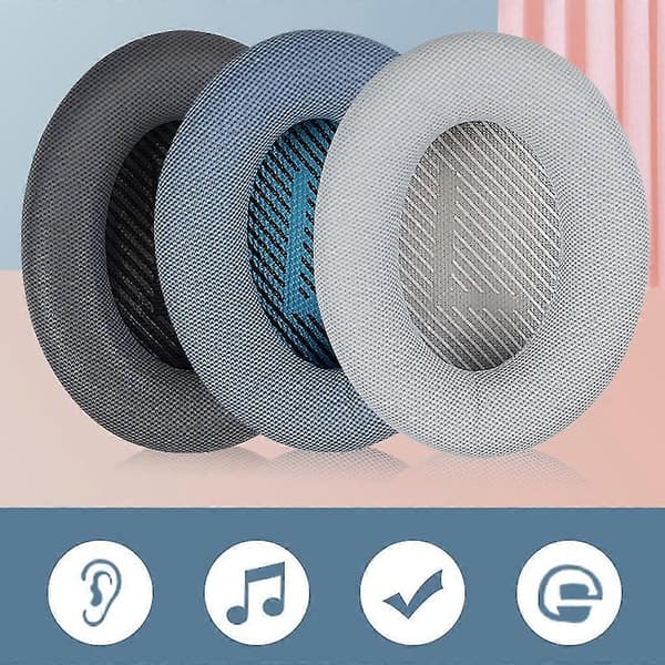 Komfortable øreputer Myk svamppute for QC35 hodetelefoner reservedeler