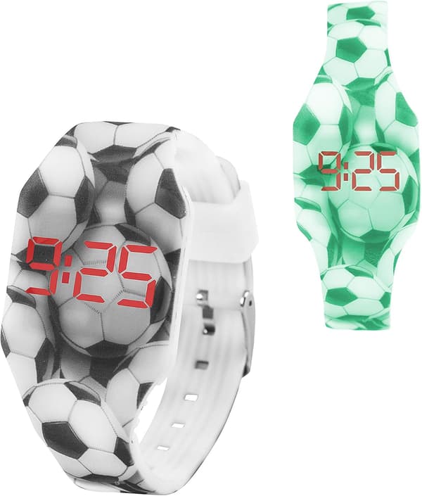 Digital LED-klokke for jenter, gutter, barn. Mykt silikonarmbåndsur for barn og voksne
