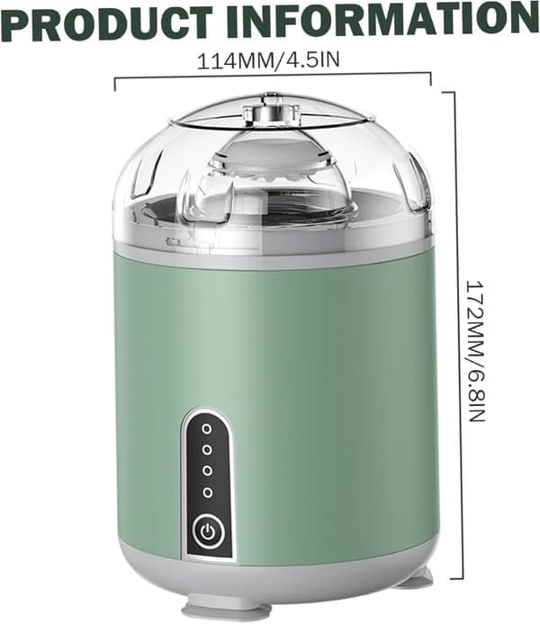 Electric Egg Scrambler, Portable Egg Mixer for Golden Boiled Eggs, Efficient Stirring Tool, Multifunctional Yolk and White Blender for Kitchen (Ho)