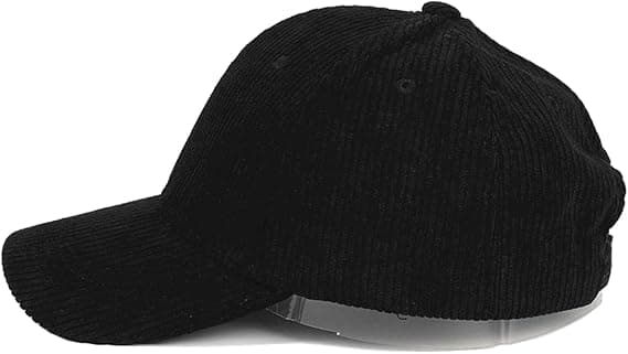 Unisex Corduroy Baseball Cap Justerbar Klassisk Sportkeps Utomhus Solid Caps