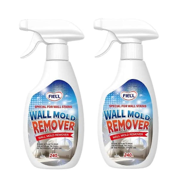 Wall Stain Remover Spray Highly Effective Wall Mold Cleaner Mold Remover Spray for Home and Kitchen (2 Pcs) A