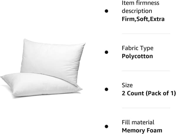 Puder 2-pak, blød støtte, der springer tilbage, hotelkvalitet, ekstra blød fyld, sengepuder designet til mave-, side- og rygsøvn, kropspuder
