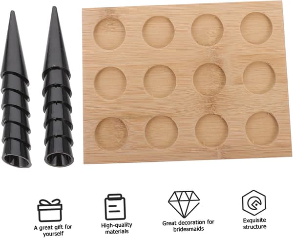 1 sett ringdisplaystativ smykker displaystativ ringer organizer rack 12