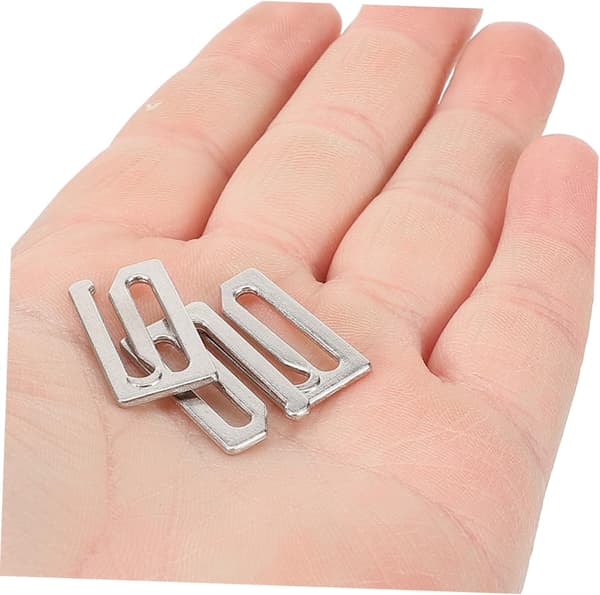 8pcs Hair Cape Strap Buckle Replacement Hooks for Barber Cape Strap Slide Hook for Hairdressing Cloth
