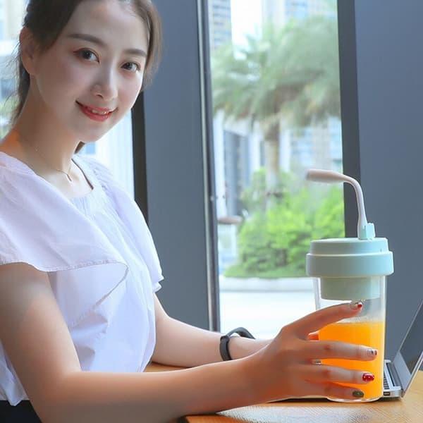 Portable Blender, Personal Blender Waterproof Juicer Cup Mini Personal Blender USB Juicer Fruit and Rechargeable Smoothie Blender, Mixer