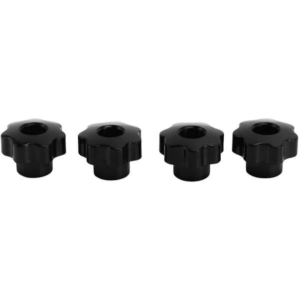 10 Pcs Series Nuts Knob Handle Machine Tool 7 Star Knobs 8mm Female Thread Copper Core M8X32 (Through Hole)