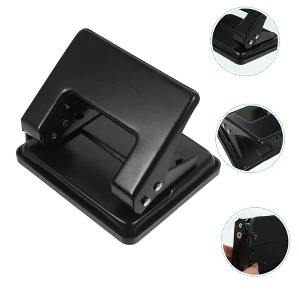 Handheld Punch Loose Leaf Punch Office Punch Set Punch Die Punching Label Punch 2-Hole Punch Registration Student Iron