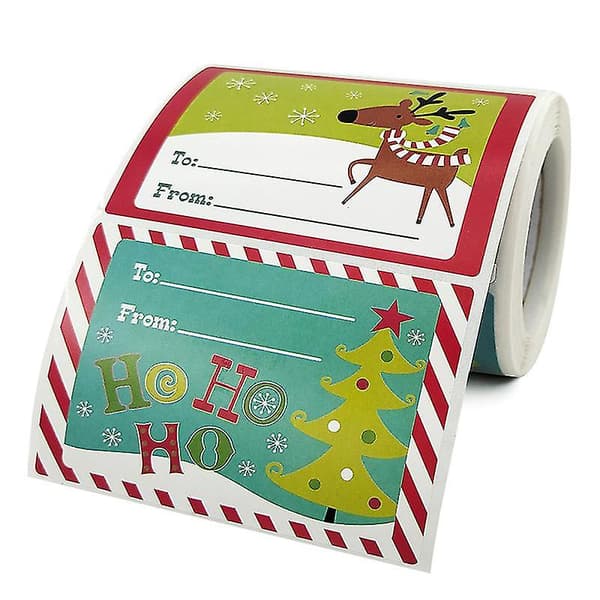 250 Stickers for Cards, Gift Envelopes, Box, Merry Christmas Stickers