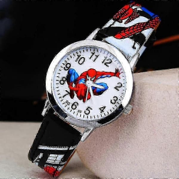 Barn Pojkar Spiderman Quartz Klocka Armbandsur