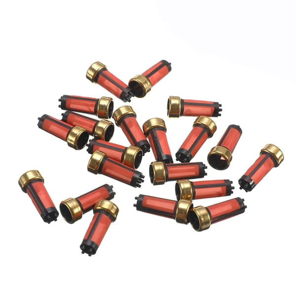 20 stycken MD619962 bilbensinbränsleinsprutare minfilter passar för bildelar 14x6x3mm