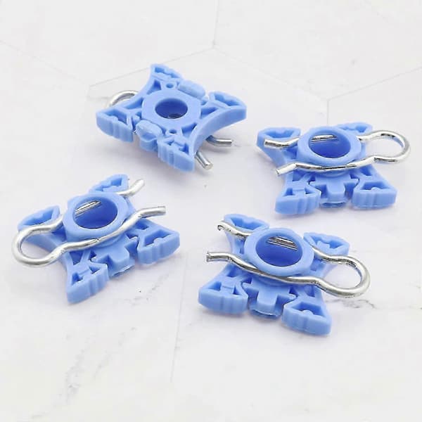 For Volvo 740/940/960/S80/Xc70/Xc90/V70/S60 - Blue Window Regulator Clips Front (4pcs)