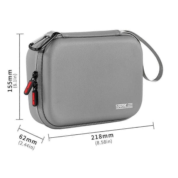 STARTRC Carrying Case for DJI Osmo OM 7 and OM 7P, Portable Protective Bag with Accessory Compartment