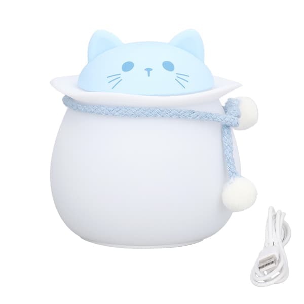LED Night Light, Voice Control, USB Charging, Colorful Cute Animal Tap Lamp