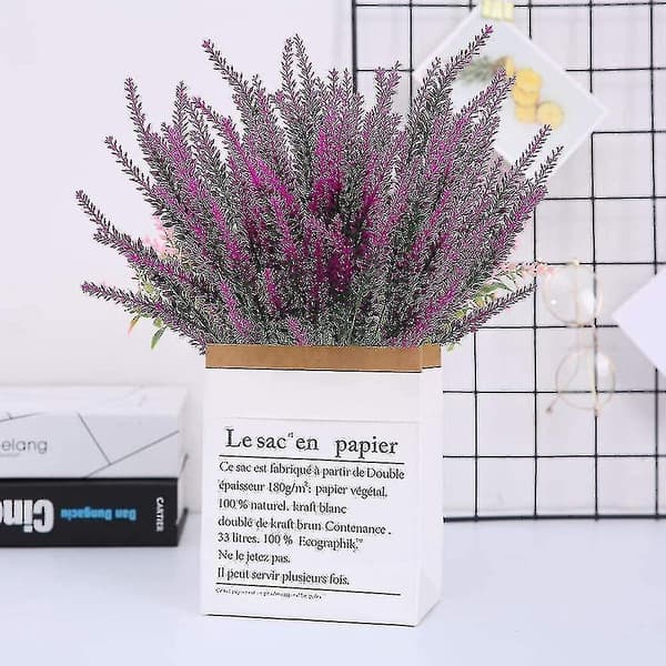 4 stk. kunstige lavendelblomster Kunstige lavendelblomster Lavendel