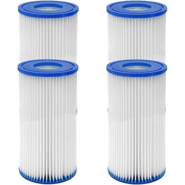 AIDUCHO Pool Filter Cartridge for Type A or C for Intex 29000E/59900E Above Ground Pools, 4 Pack