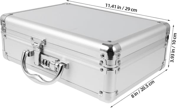 Portable Aluminum Alloy Tool Case with Handle Design and Anti-collision Protection