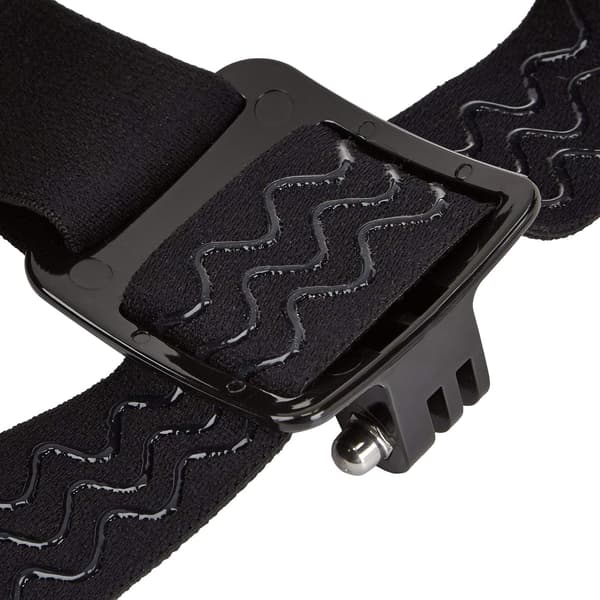 Head Strap Camera Mount for GoPro, Waterproof Headband Camera Mount Compatible with All GoPro Cameras, Black