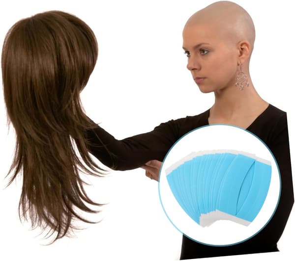 Double-sided Wig Tape for Hair Extension Adhesive Strips, Waterproof and High Adhesion