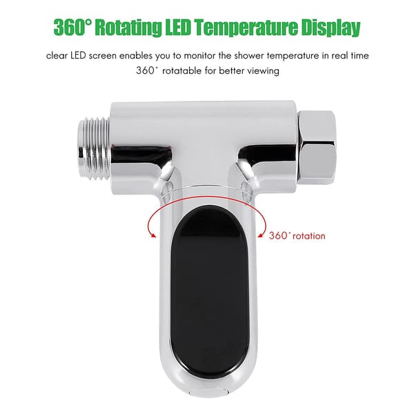 LED-display bruse termometer automatisk strømmonitor temperaturmonitor til pleje