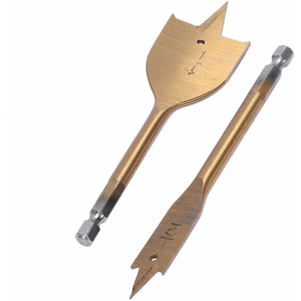 Premium Spade Drills, Tool Kit, 7 Pcs Flat Spade Drills, Metric Palette