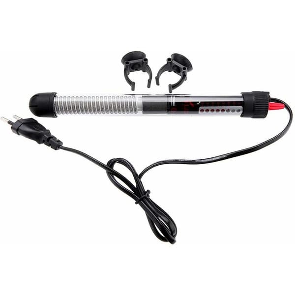 Akvarievarmer, 25W nedsenkbar varmer dyppevarmer for akvarium