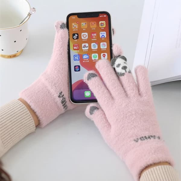 Touchscreen-handsker med varme, vaskbare varme handsker, strækbare strækhandsker til koldt vejr, skridsikre touch screen-kørehandsker, vintervarme handsker