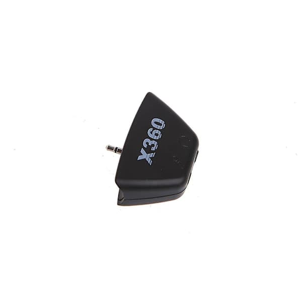 Sort 2,5 mm Jack Mikrofon Headset Hovedtelefon Konverter Adapter Til Xbox 360
