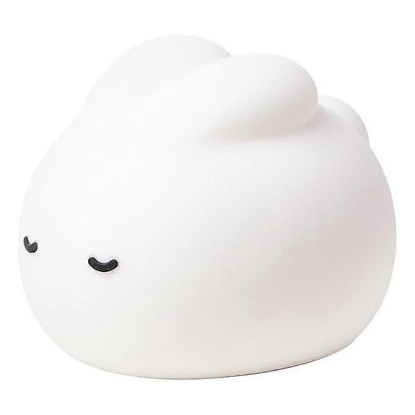 Rabbit Silicone Night Light, LED Night Light USB Charging Timer Automatic Shut-off, Bedside Lamp Decoration, Suitable for Children's Room Decoration
