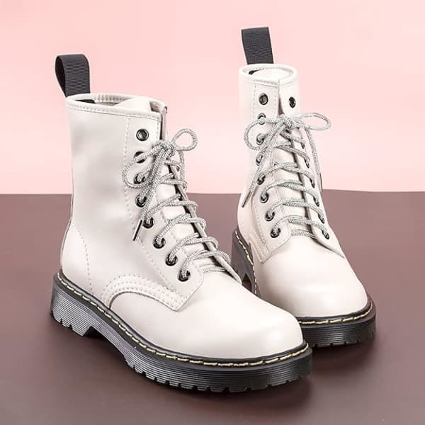 Par (Hvit) Rhinestone Glittertau, Krystall Glansfull Rund S DXGHC