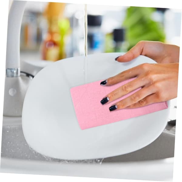 3-pack Wood Pulp Dishcloths for Kitchen, Highly Absorbent Dish Towels