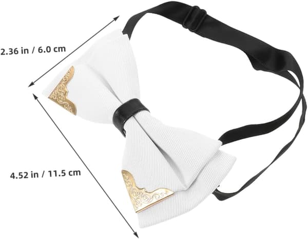 2 st justerbara färdigknutna flugor för män med sofistikerad bröllopstuxedo-accessoar