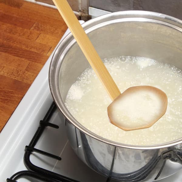 2 stk. Hotpot Træ Suppeske Madlavning Langt Håndtag Holdbart Træ Bambus Materiale