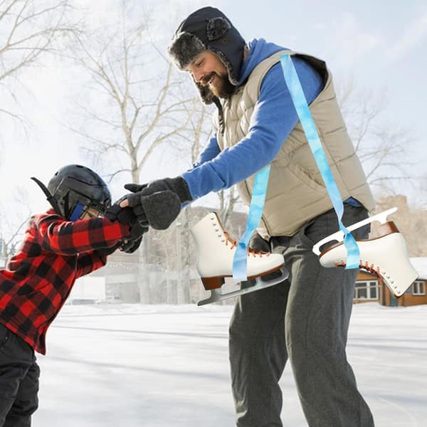 Skate Leash Shoelaces Pull Straps Belts Boots Leather Belt Skates Carry Straps Roller Skate Accessories