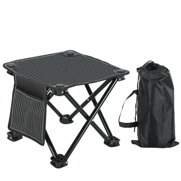 Let og bærbar foldbar campingtaburet, mini foldbart sæde til fiskeri, udendørsaktiviteter, vandreture, havearbejde