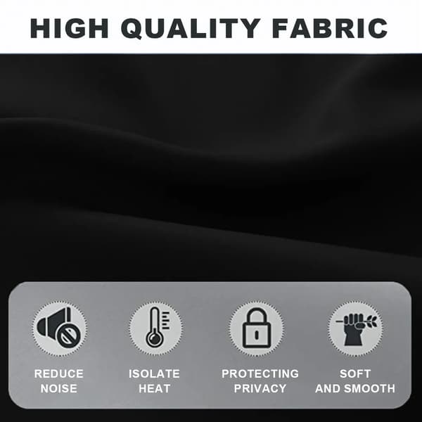 Blackout Curtains, Noise Reducing Modern Kitchen Curtains Short Curtains for Small Windows, (29.13\"W x 35.43\" H)