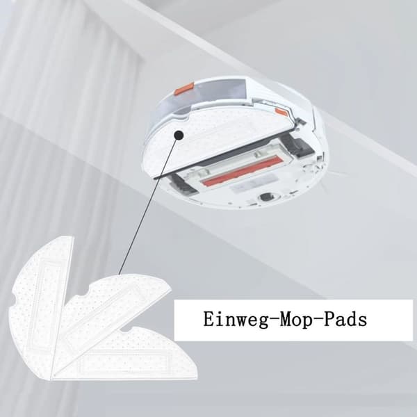 Engangsmoppetilbehør for Roborock S7 S7+ S7 MaxV T7s T7s Plus KLB
