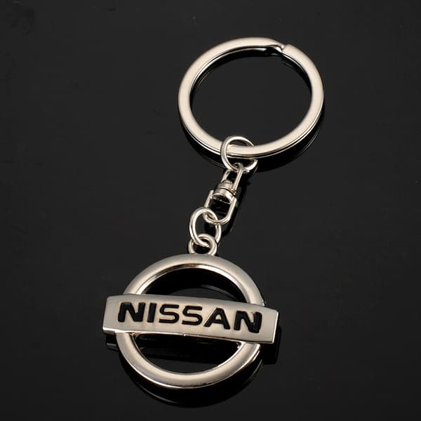 Nøglering til bil Nissan nøglering sølv