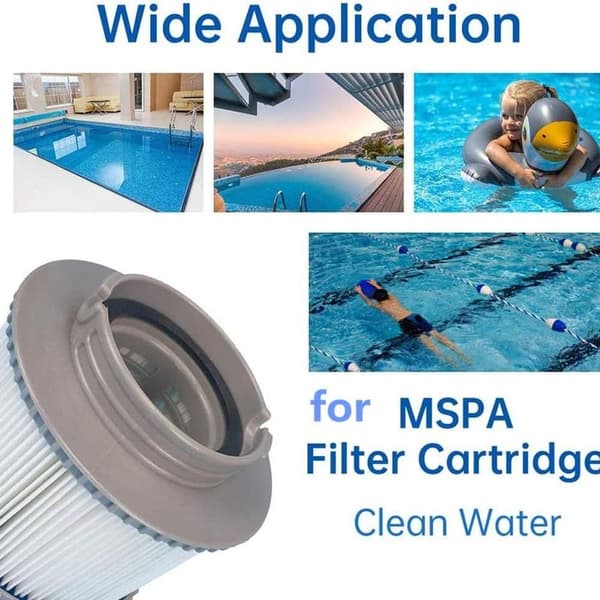 2-pak erstatningsfiltre til Mspa FD2089 pool- og spafilterpatron