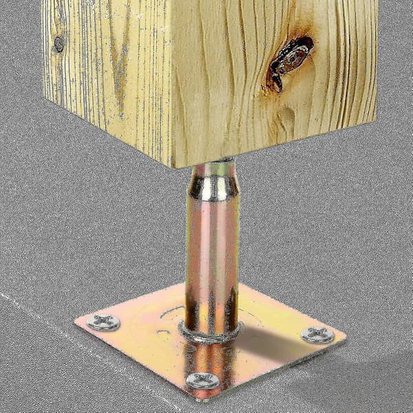 2 pcs 100-150 mm Galvanized Adjustable Height Post Support, High-Performance Roof Support For Building - Snngv-hhny