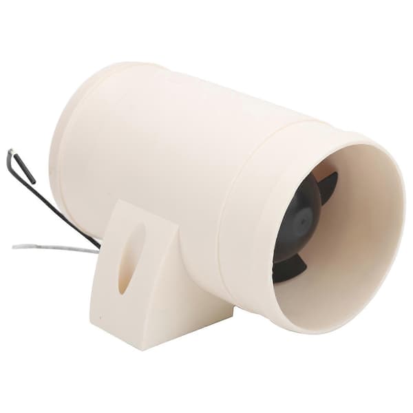 12V 3-tommer Inline Marine Lænse Luftblæser Stille Stærk Ventilationsventilator Passer til Yacht Båd RV(FQ)