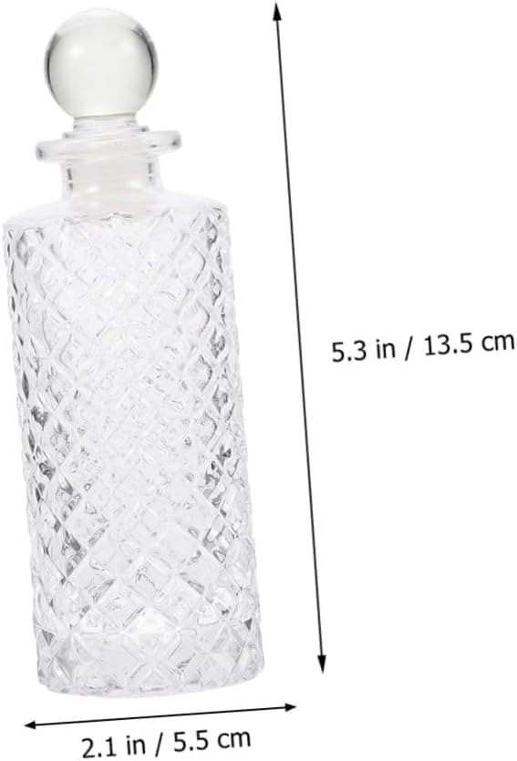 4 stk. glas aromaterapiflasker parfumediffusor 150 ml enkelt glasmateriale