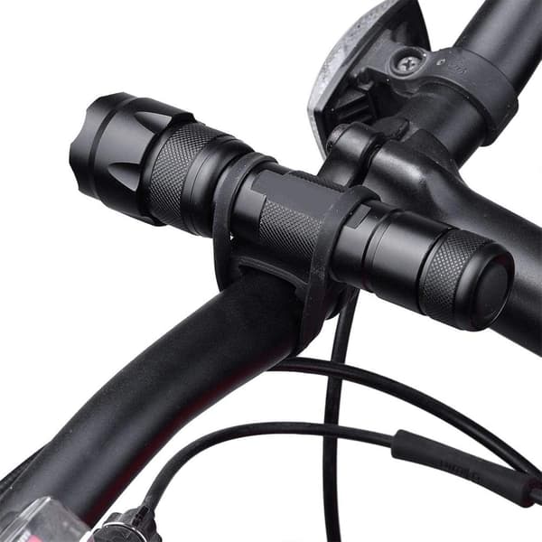 14cm Light Replacement Mount 5-pack Bicycle Silicone Strap Elastic Rubber Band Flashlight Holder Bandage Bike Handlebar Mount Holder Strap Fixing