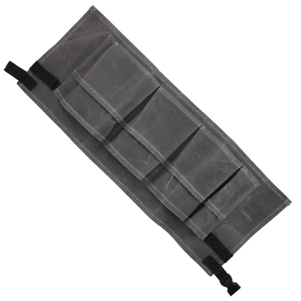 Waterproof Waxed Canvas Tool Bag with Multiple Pockets for Gardening and Woodworking