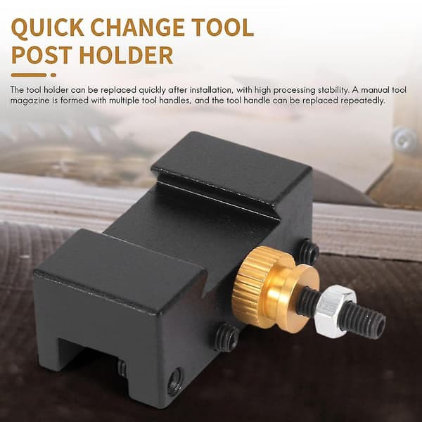 3-pack Mini Lathe Quick Change Tool Holder Kit (1/4-1/2 inch)
