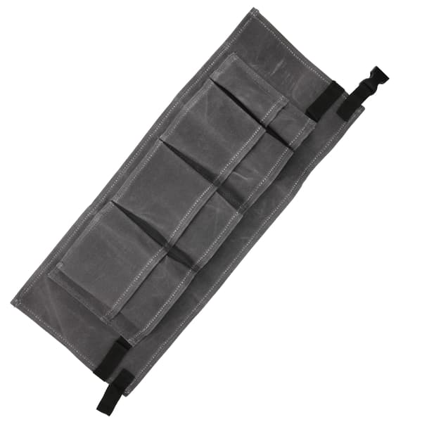 Waterproof Waxed Canvas Tool Bag with Multiple Pockets for Gardening and Woodworking